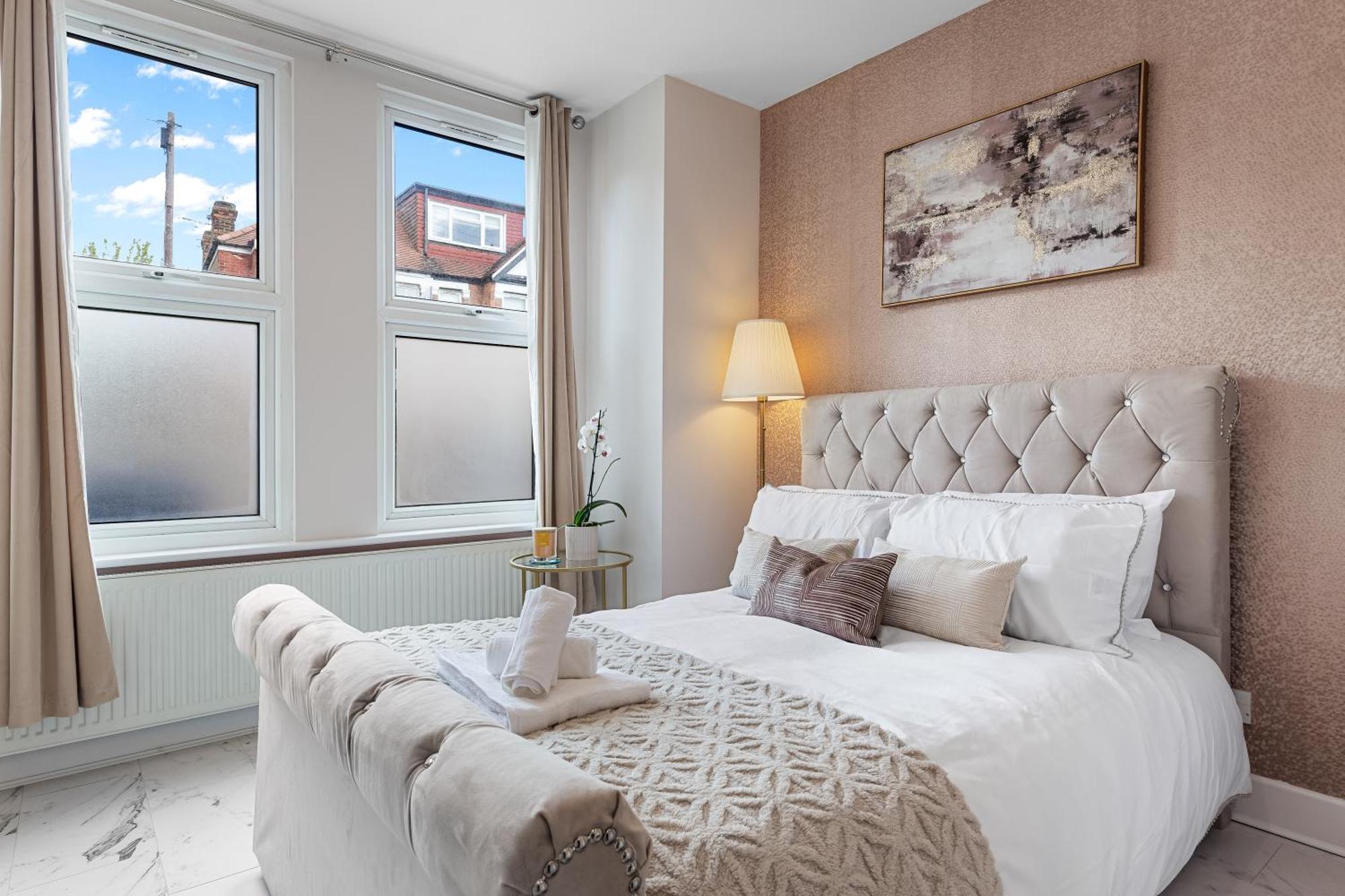 Elegant Oasis - 2 Bed - Garden - 65 Inch Tv & Netflix Appartamento Londra
