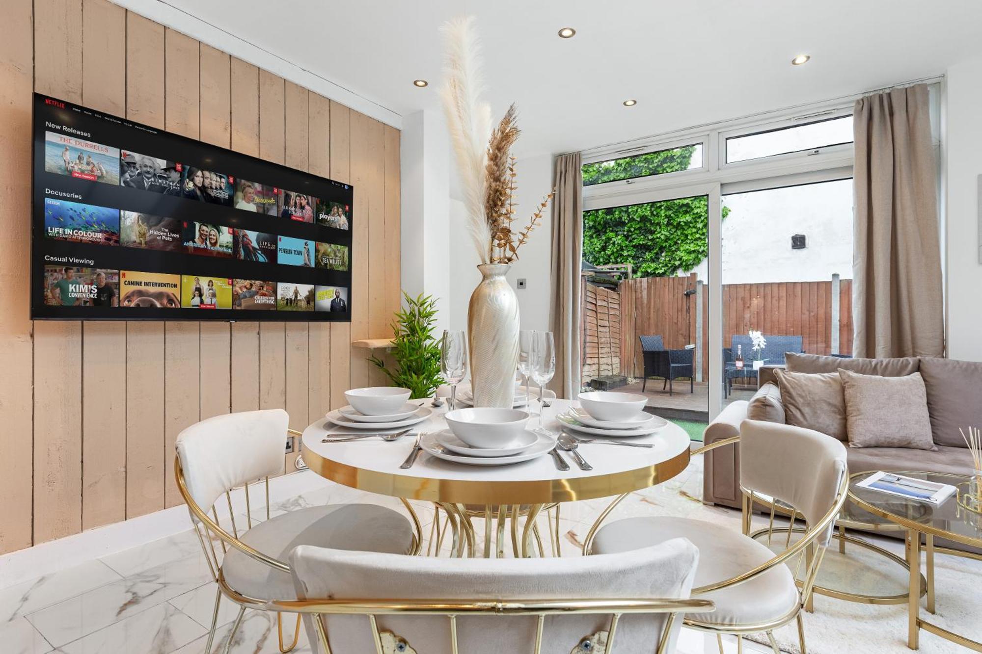 Elegant Oasis - 2 Bed - Garden - 65 Inch Tv & Netflix * Londra